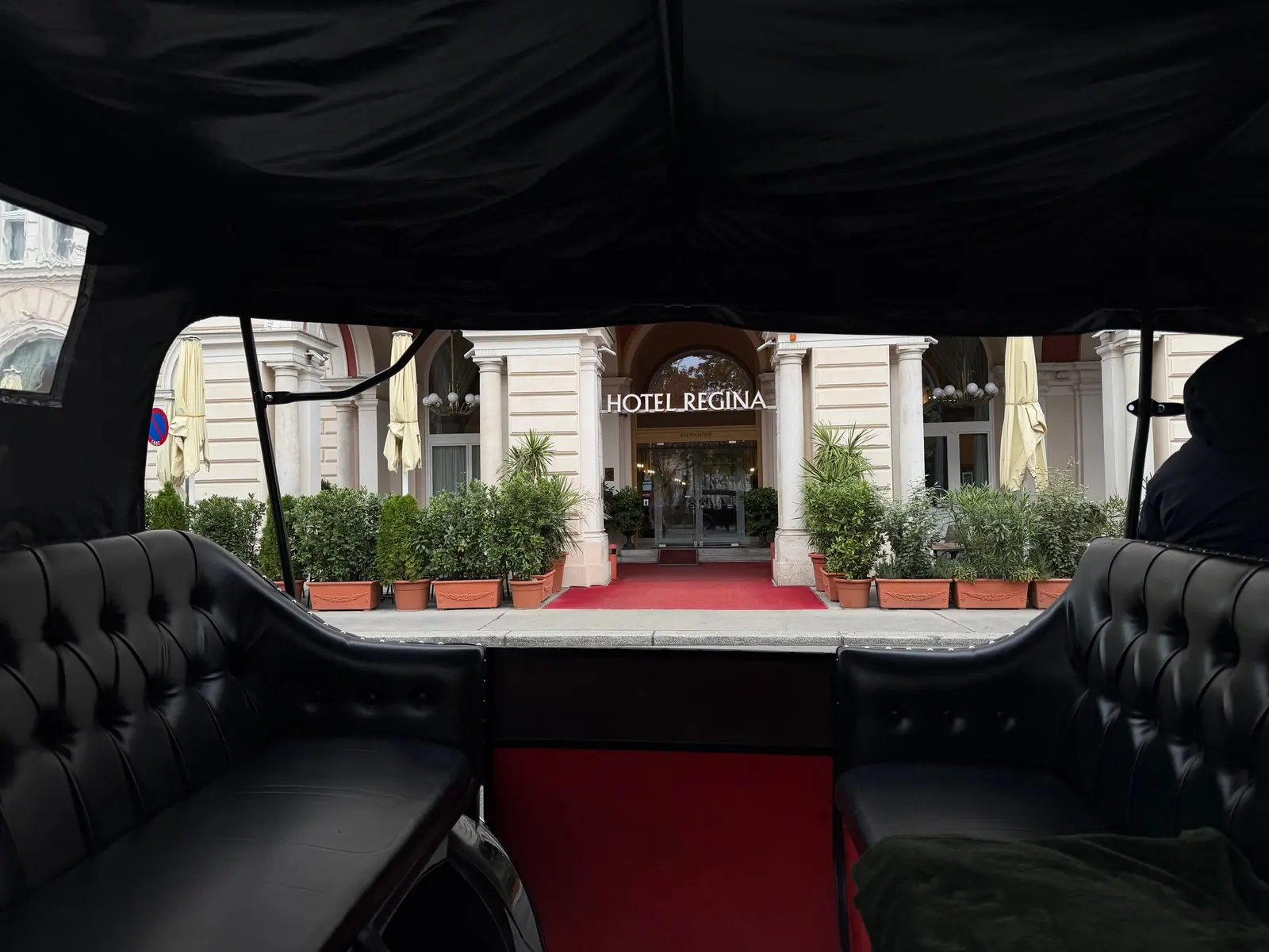 Tufted leather back seats with room for up to 7 guests